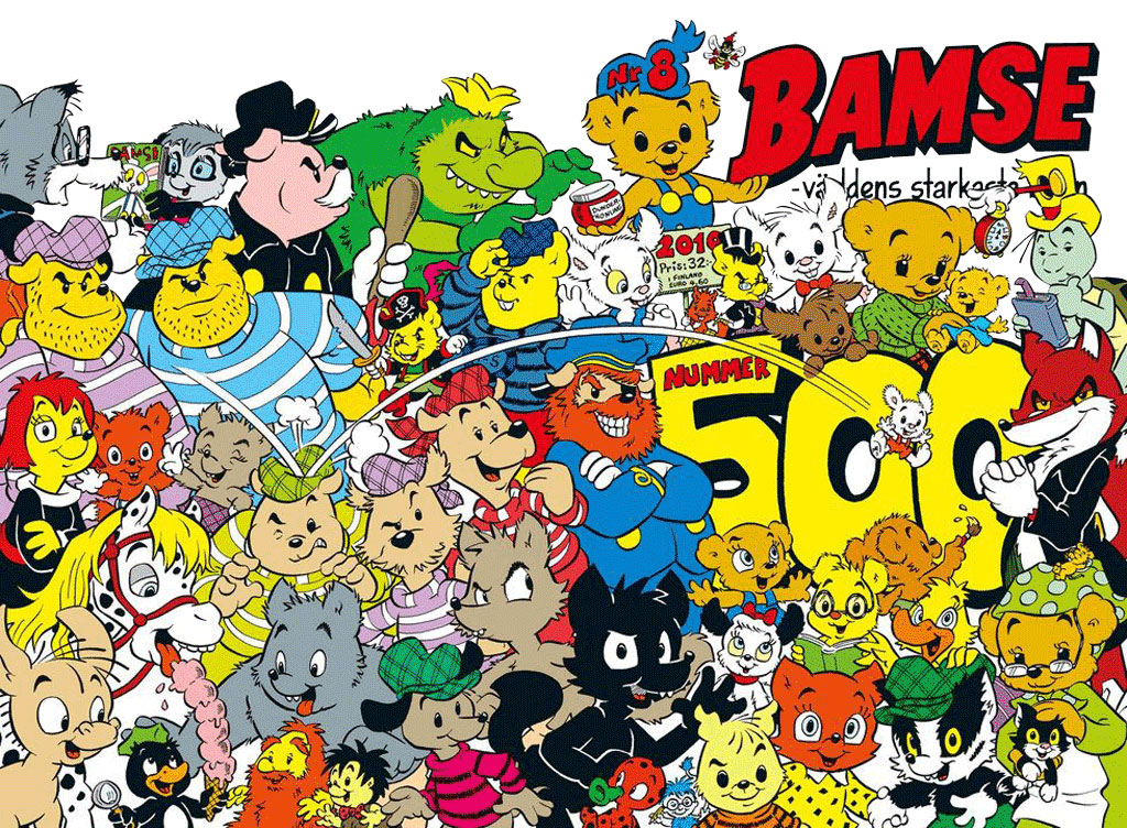 Bamse Kul att Lära on 4–7-vuotiaille lapsille suunnattu hauska ja opettavainen lehti, jossa esiintyvät monet Bamse-sarjakuvista tutut hahmot. Kuva: Story House Egmont.