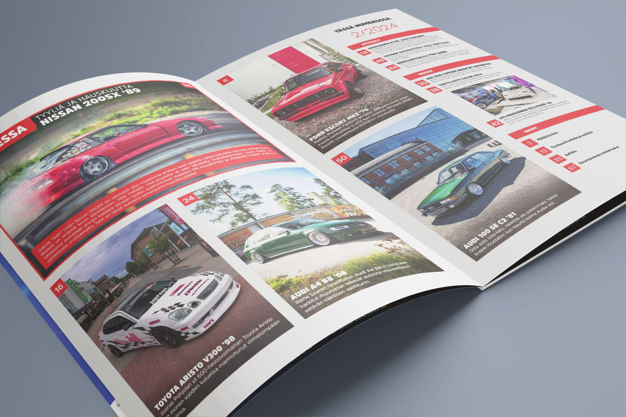 GTi-Magazine tarjoaa runsaasti autoesittelyjä, projekteja ja hyötytietoa autoharrastajille. Tutustu tarjouksiin ja tilaa nyt.