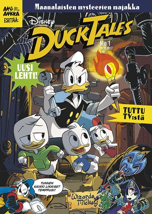 DuckTales-lehden ensimmäinen kansi (1/2017)