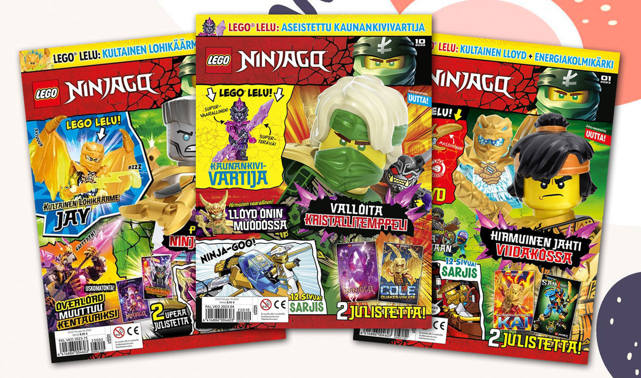 Tilaa LEGO Ninjago lehti tarjoushintaan
