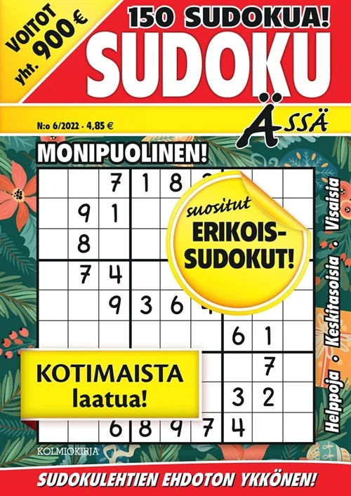 Sudoku Ässä lehti